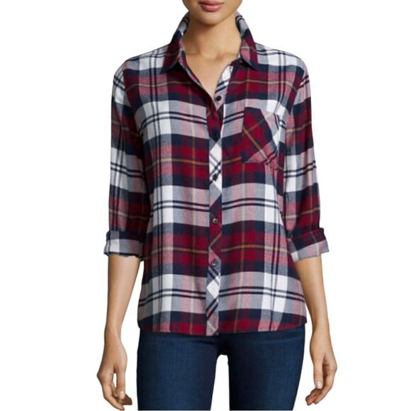 Rails Plaid Flannel Shirt Size Medium - Picture 1 of 6